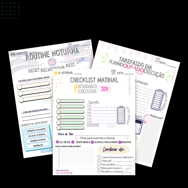 Planner de produtividade doméstica